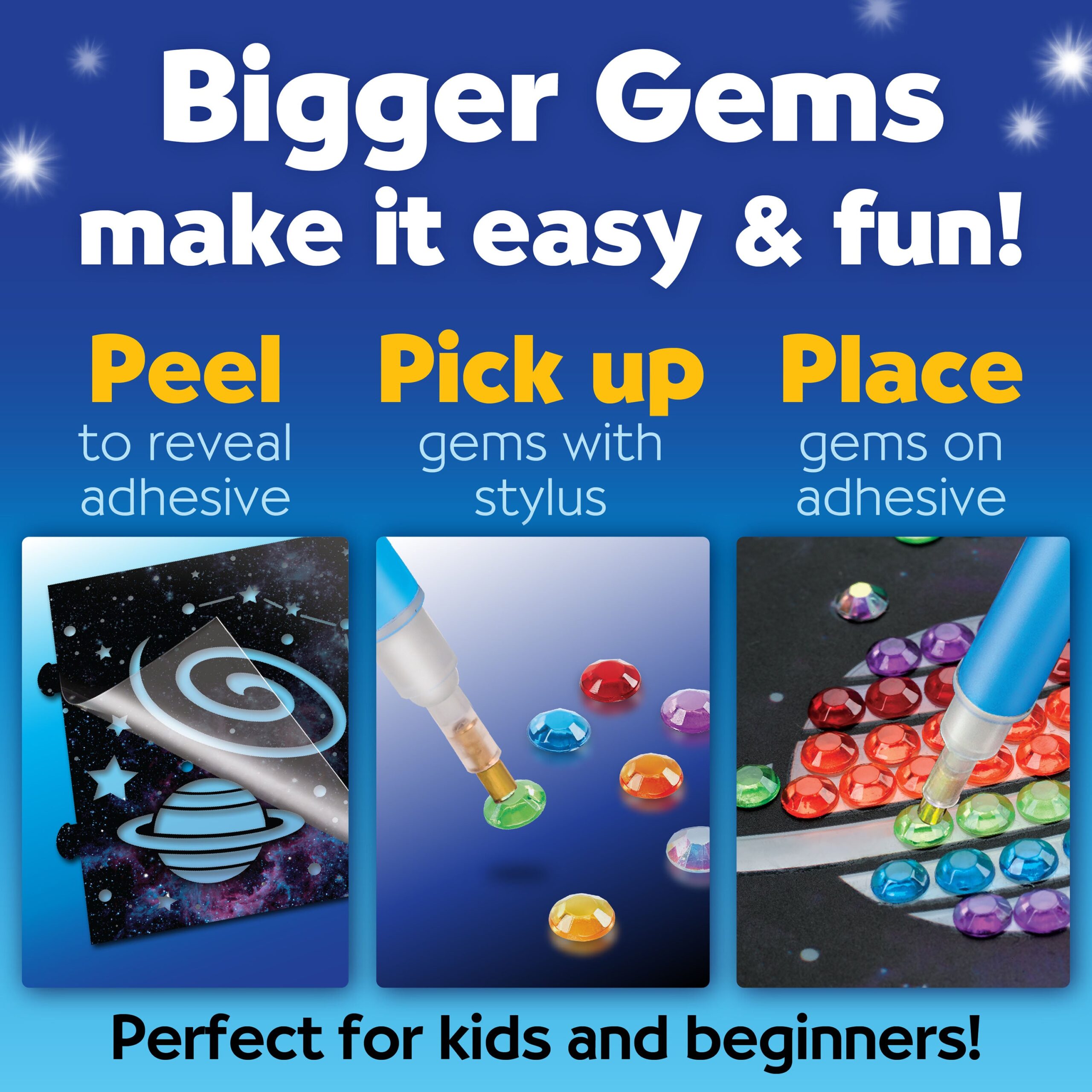 Creativity for Kids Big Gem Diamond Painting Night Light Kit - Image 4