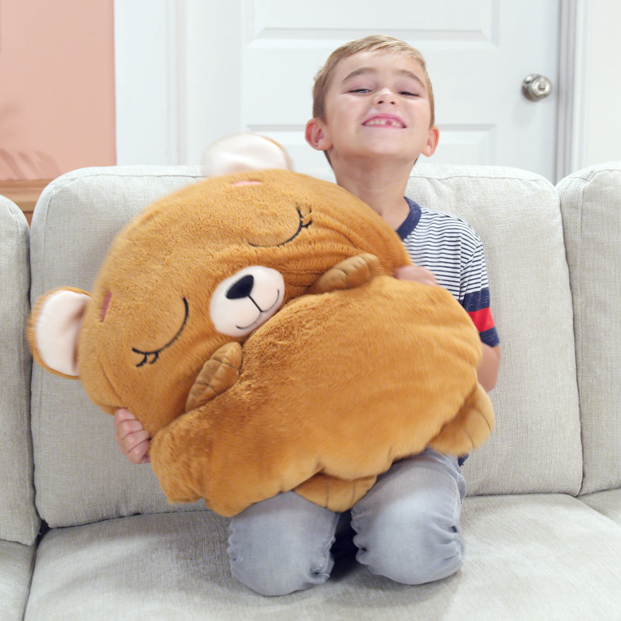 Happy Nappers 54 inch Transforming Benny The Bear Sleeping Bag - Image 4