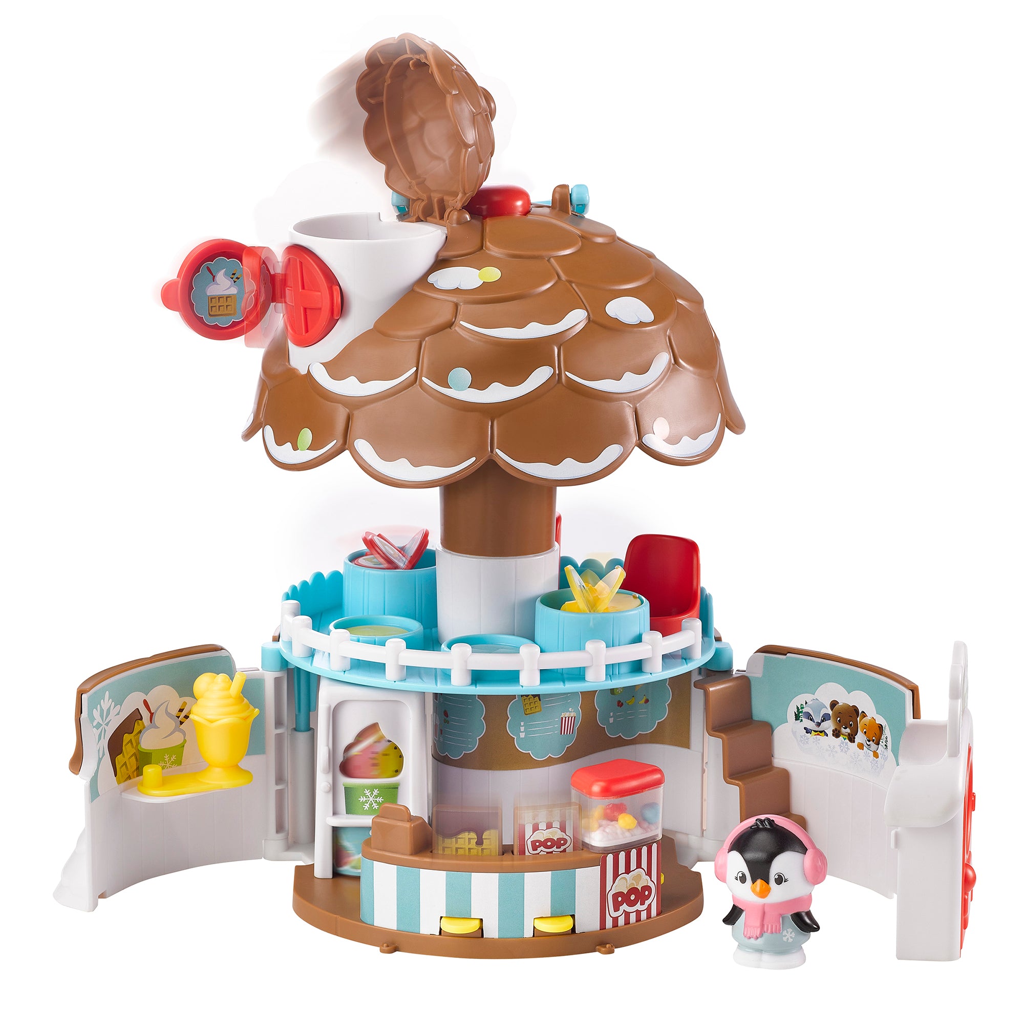 Timber Tots Pine Cone Snack Bar Interactive Playset - Image 5