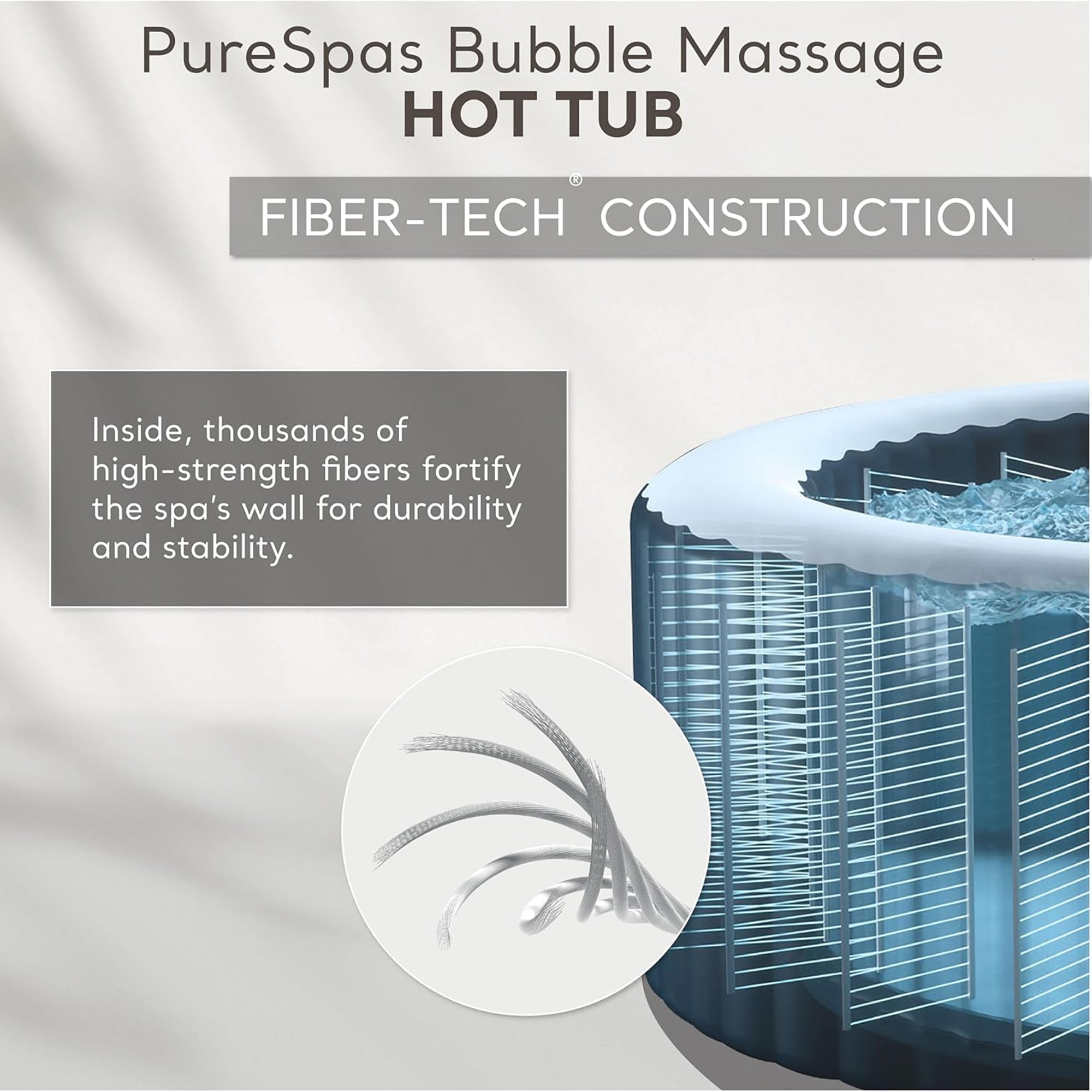 Intex PureSpa Sahara Tan 4-Person Inflatable Hot Tub ?C 77" Round with Jets - Image 4