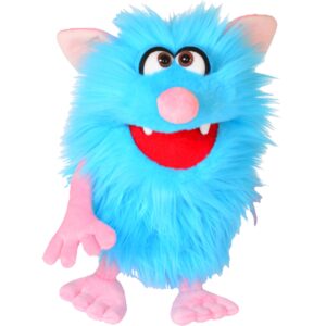 Living Puppets Hand-Made Spike the Blue Monster - 14" Plush Puppet