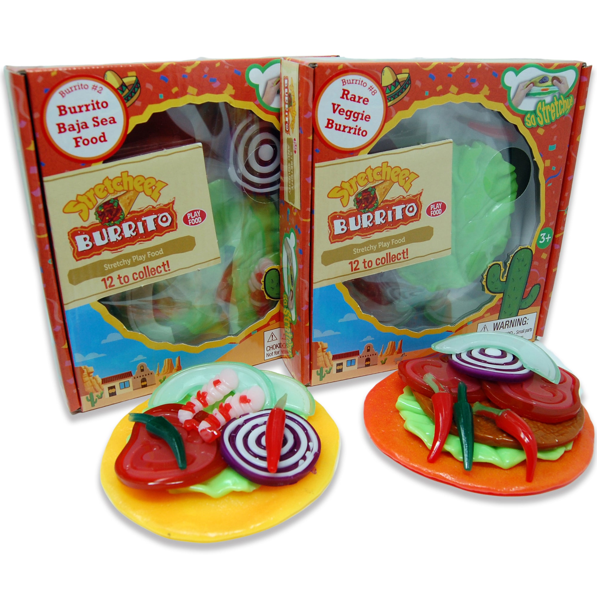 Stretcheez Surprise Burrito 2-Pack ?C Stretchy Play Food Set