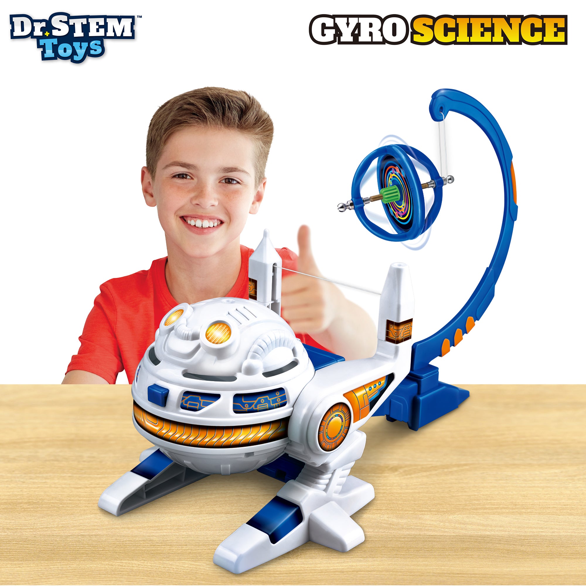 Dr. STEM Gyro Science 40-Piece Kit - Gyroscope Stunts & Auto Spin for Kids 8+ - Image 4