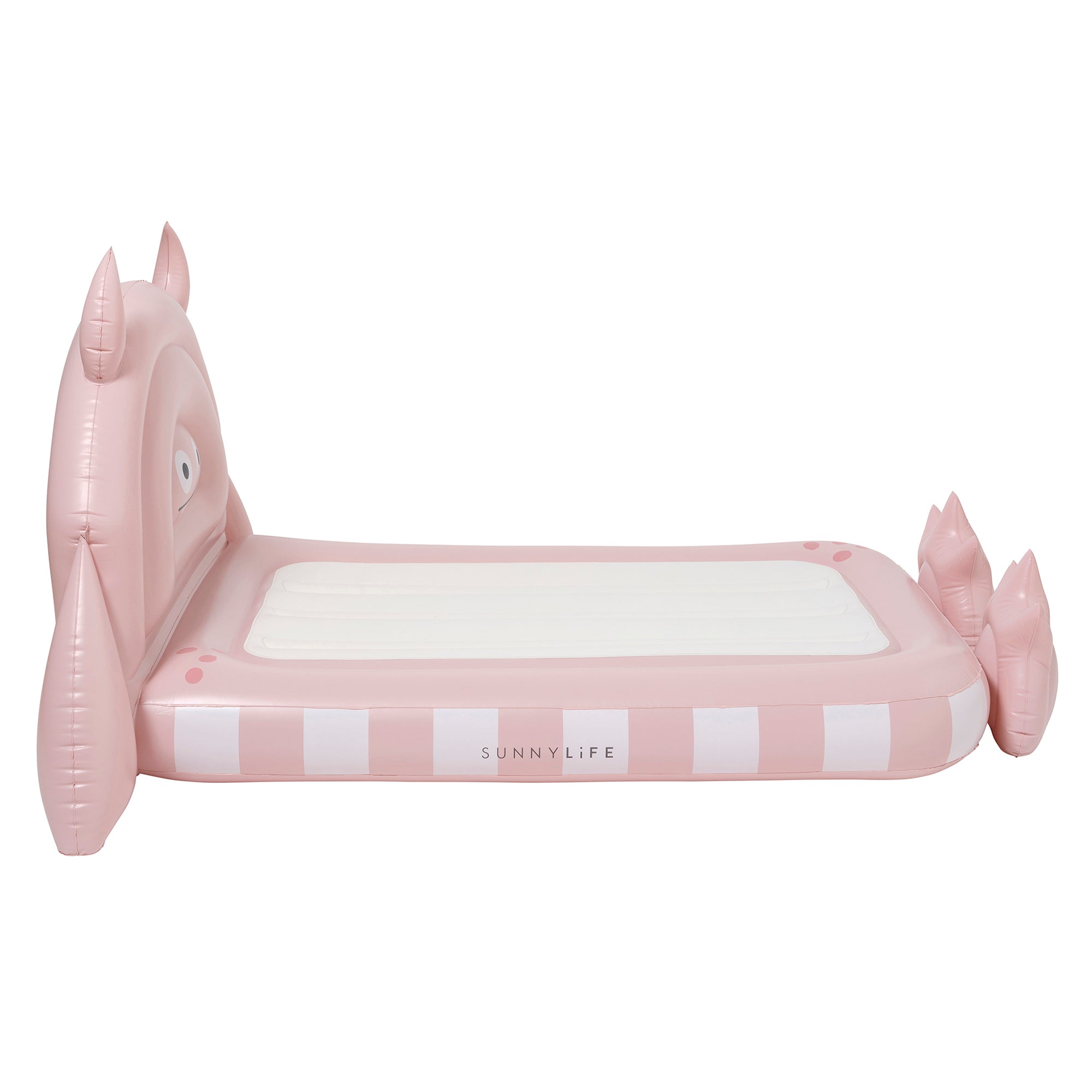 Sunnylife Monster Pink Kids Inflatable Sleepover Bed with Character Headboard - Image 5