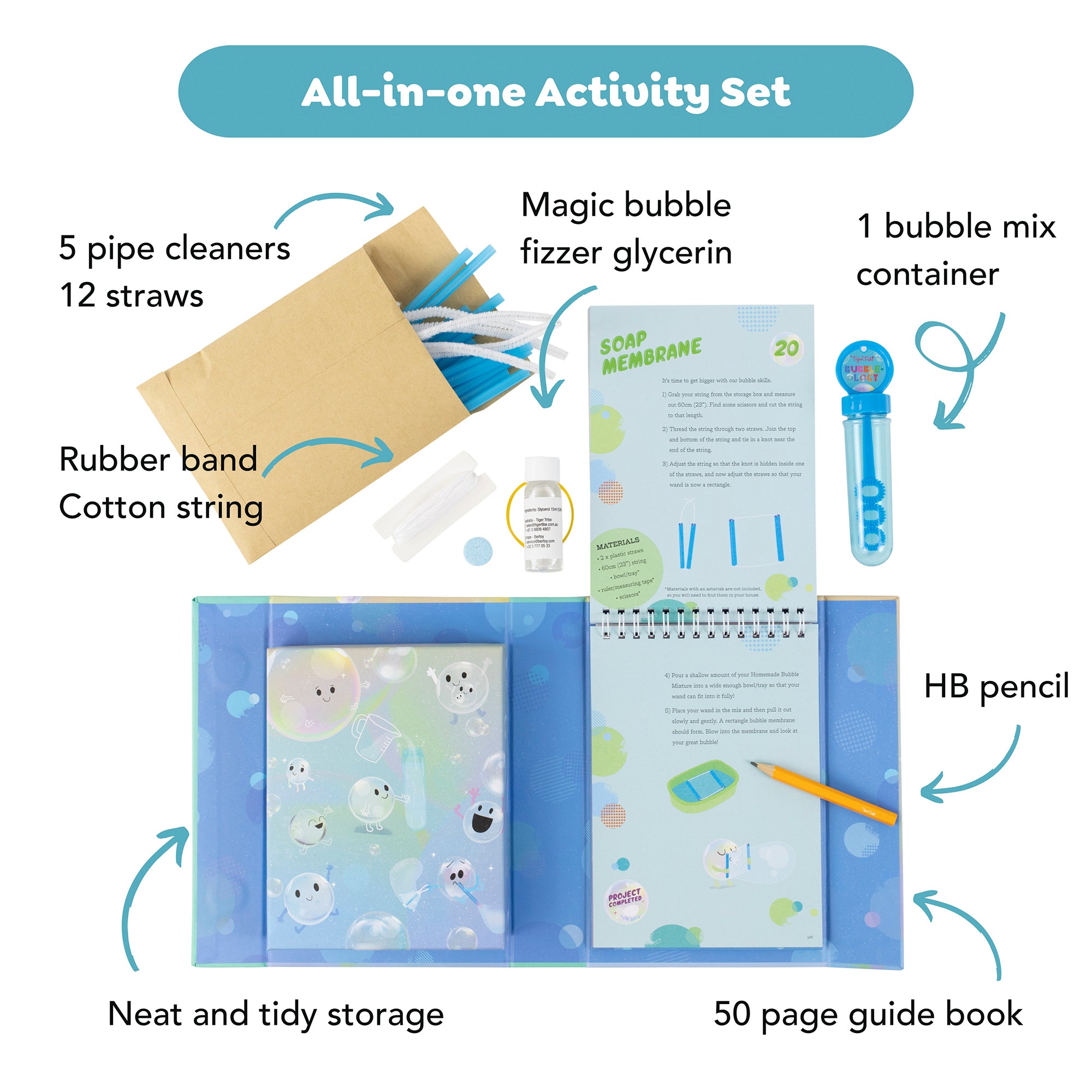 Tiger Tribe Bubble-Ology Soapy Science Activity Kit - Image 4