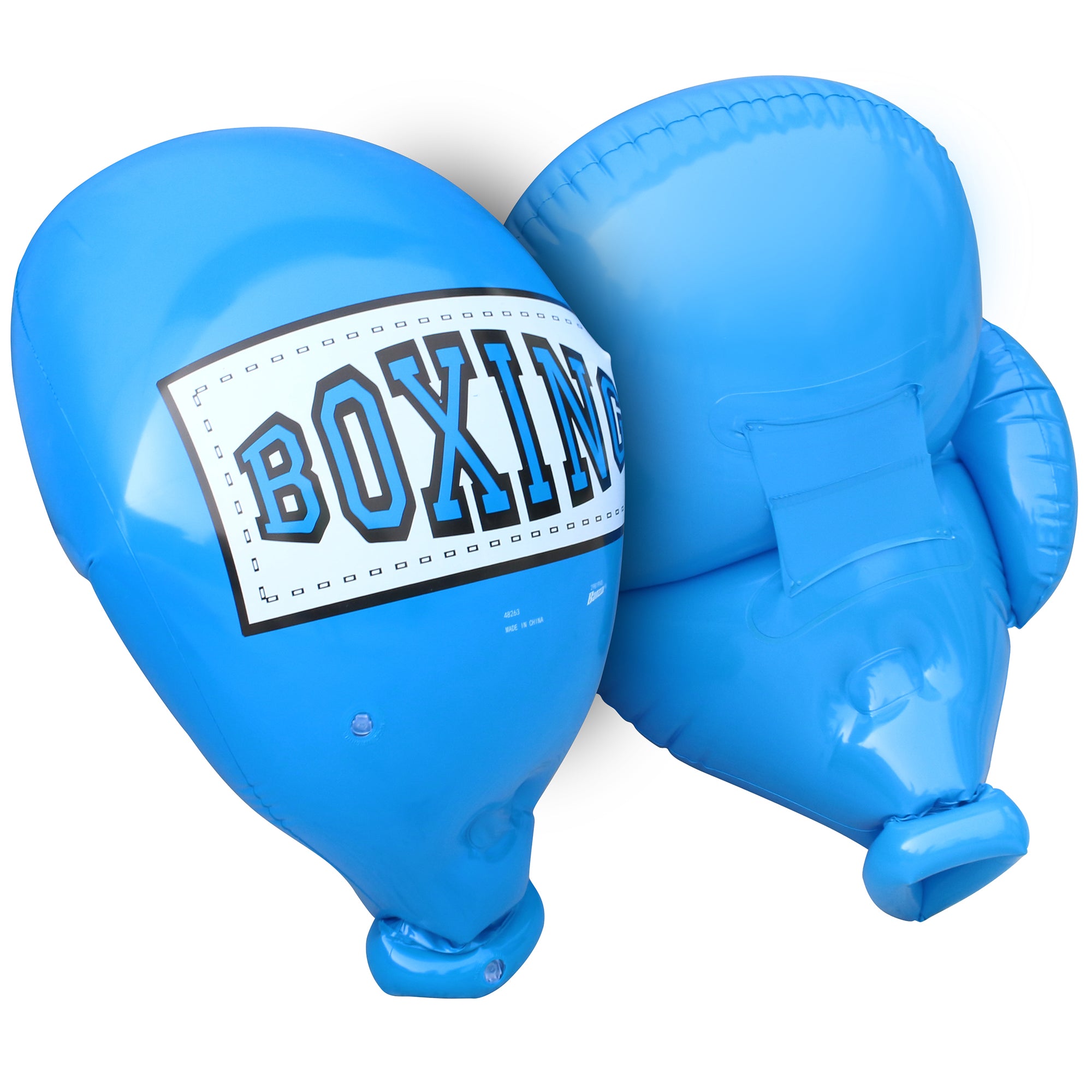 Banzai Kids Mega-Sized Inflatable Boxing Gloves, Red/Blue Assortment - Image 2
