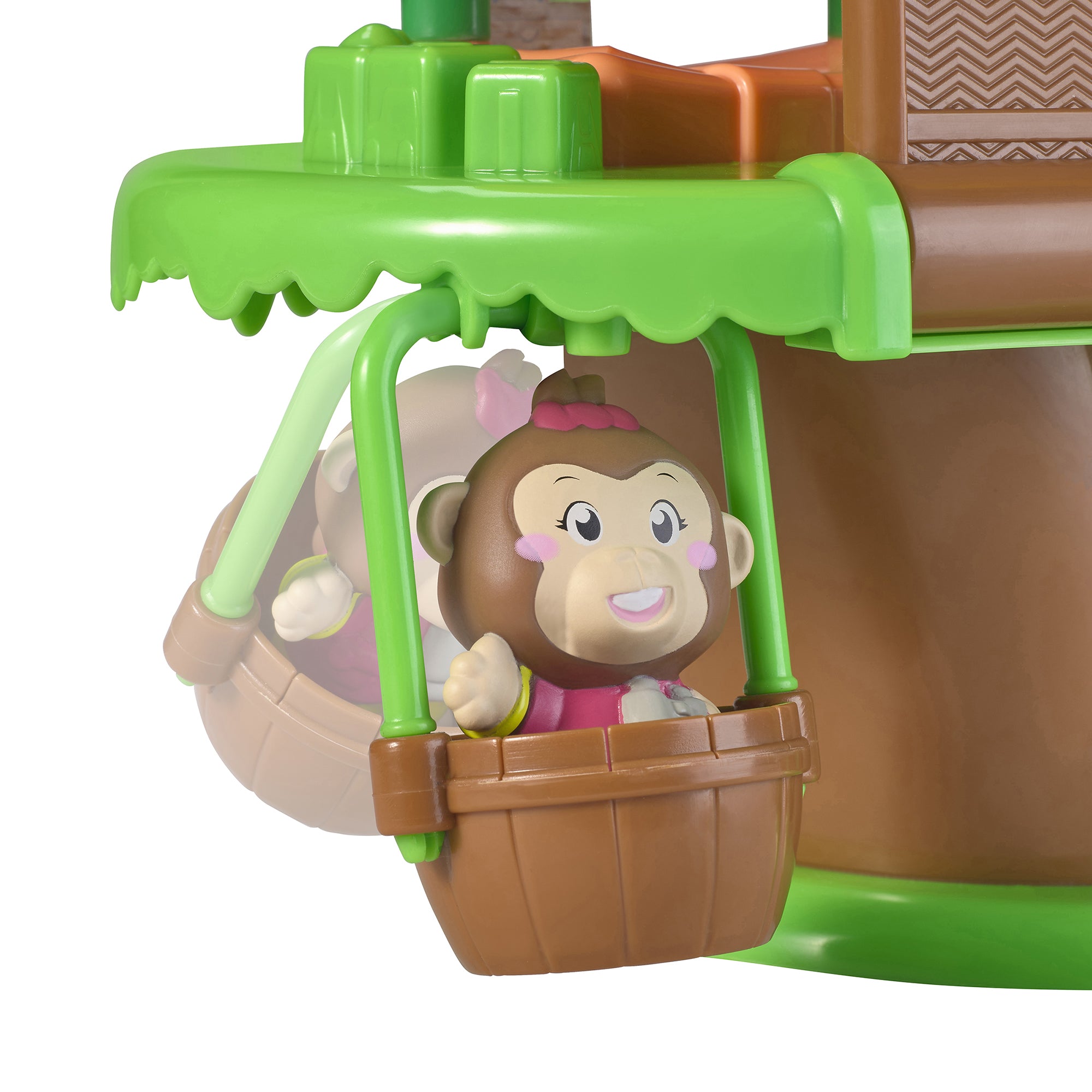 Timber Tots Tropical House Playset with Exclusive Monkey Character - Image 4