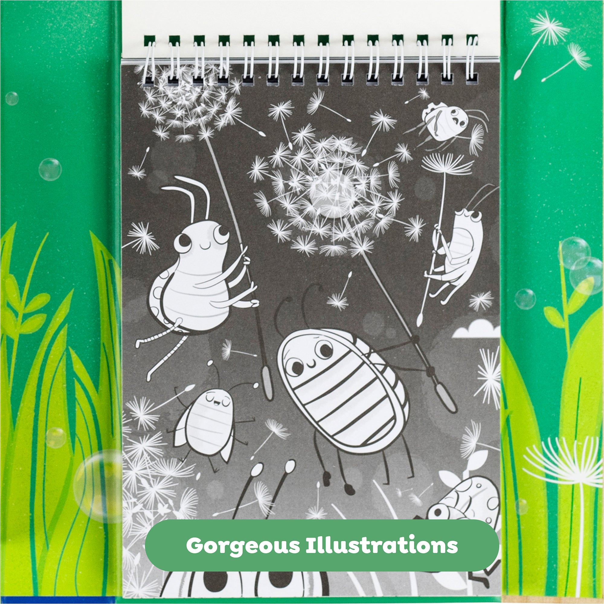 Tiger Tribe Backyard Bugs Coloring Set - Markers & Stickers, Ages 5+ - Image 5