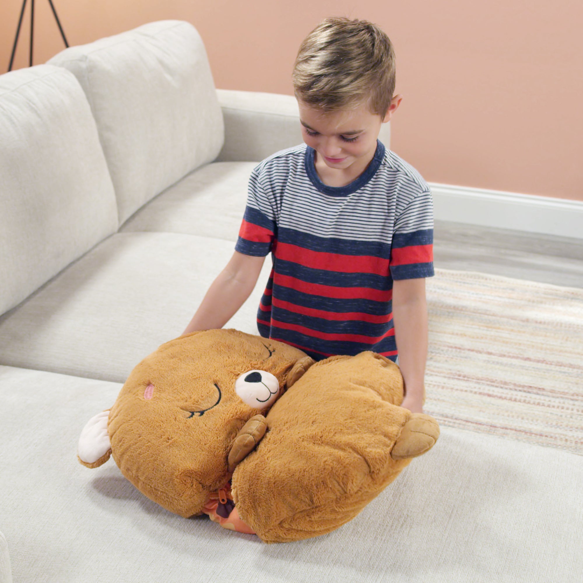 Happy Nappers 54 inch Transforming Benny The Bear Sleeping Bag - Image 5