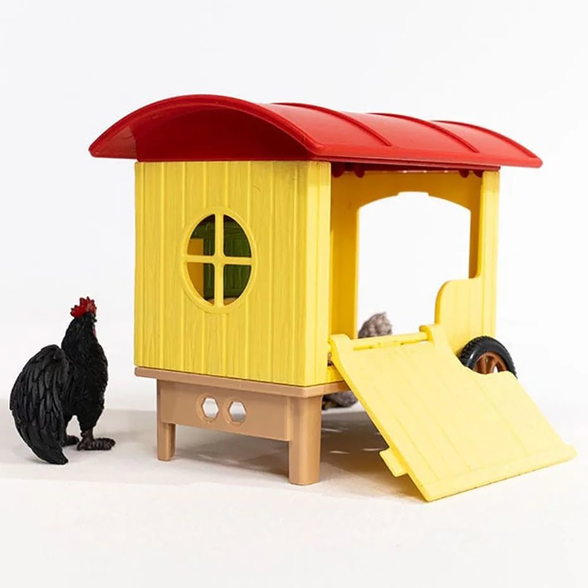 Schleich Farm World Mobile Chicken Coop 6pc Toy Playset - Image 2