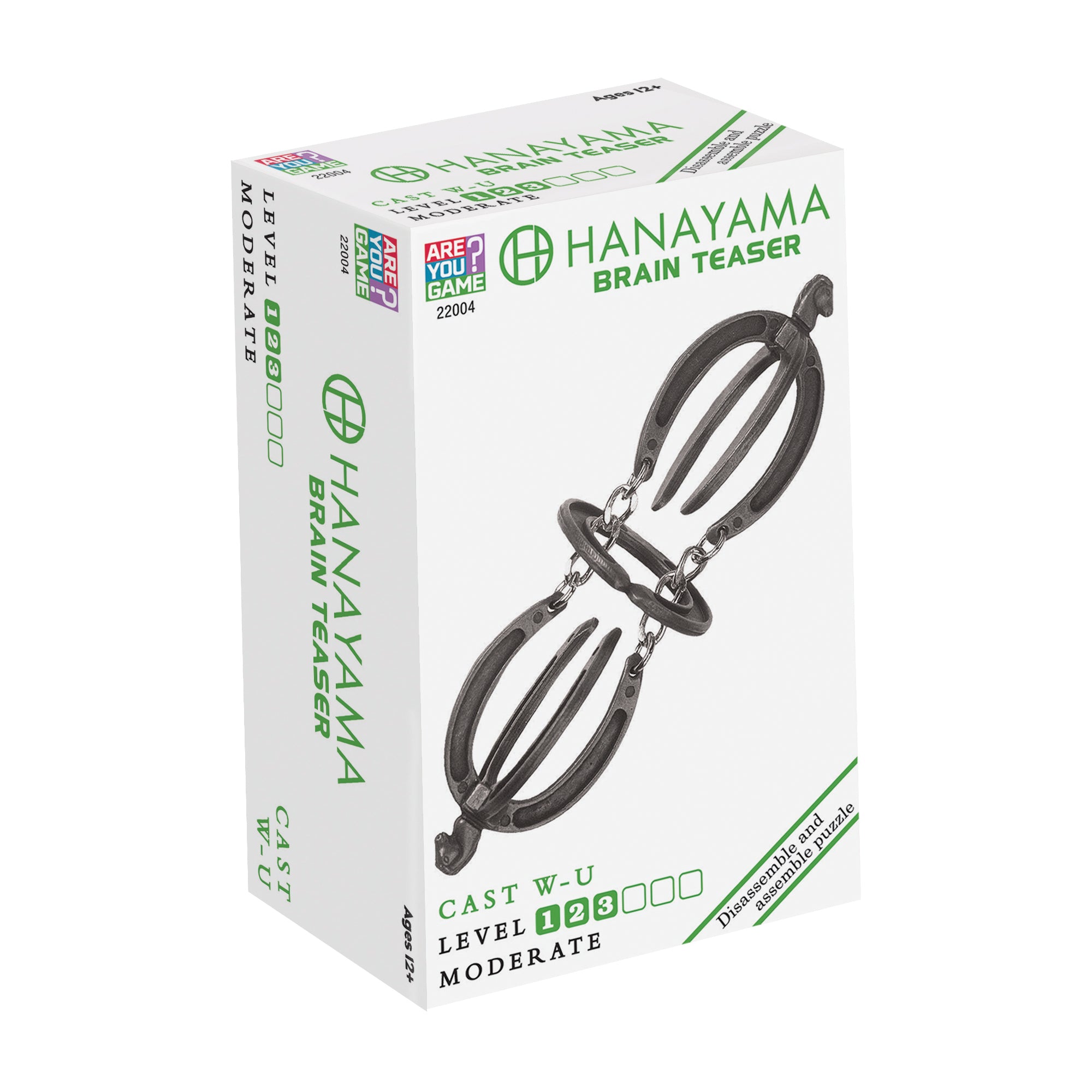 Hanayama Level 3 Cast Puzzle - W-U: Master the Challenge! - Image 2