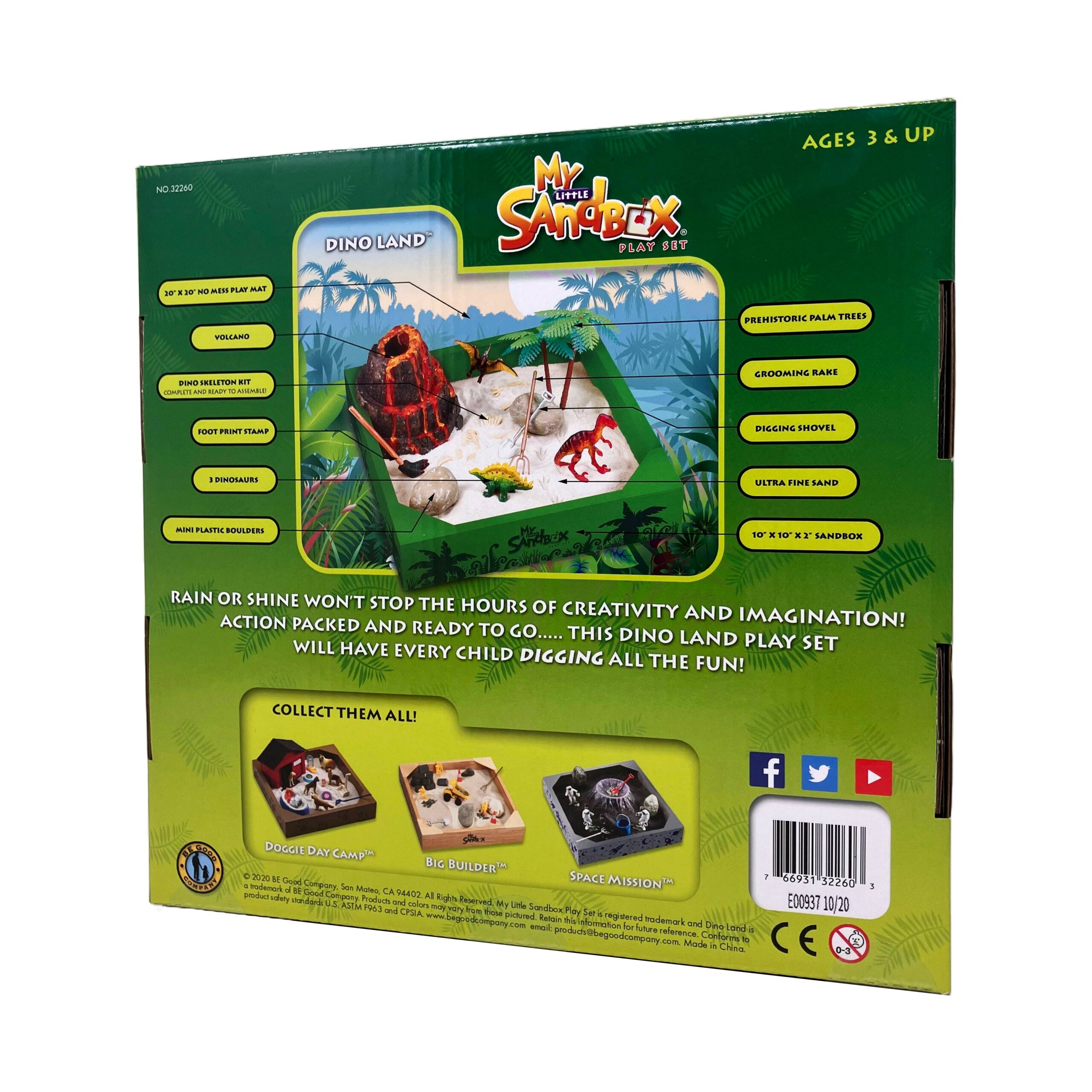 Dino Land - My Little Sandbox - Deluxe Tabletop Play Set - Image 4
