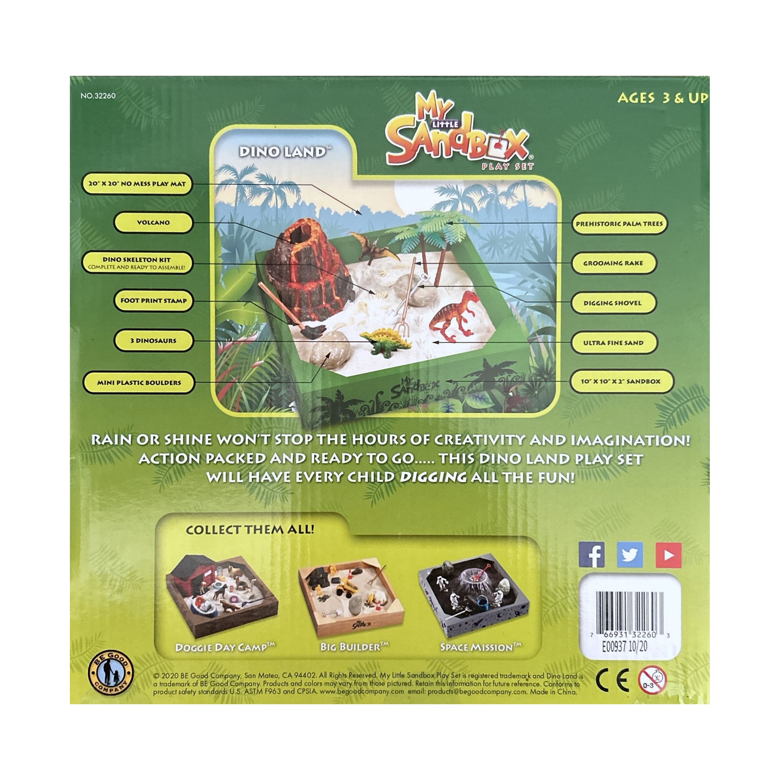 Dino Land - My Little Sandbox - Deluxe Tabletop Play Set - Image 5
