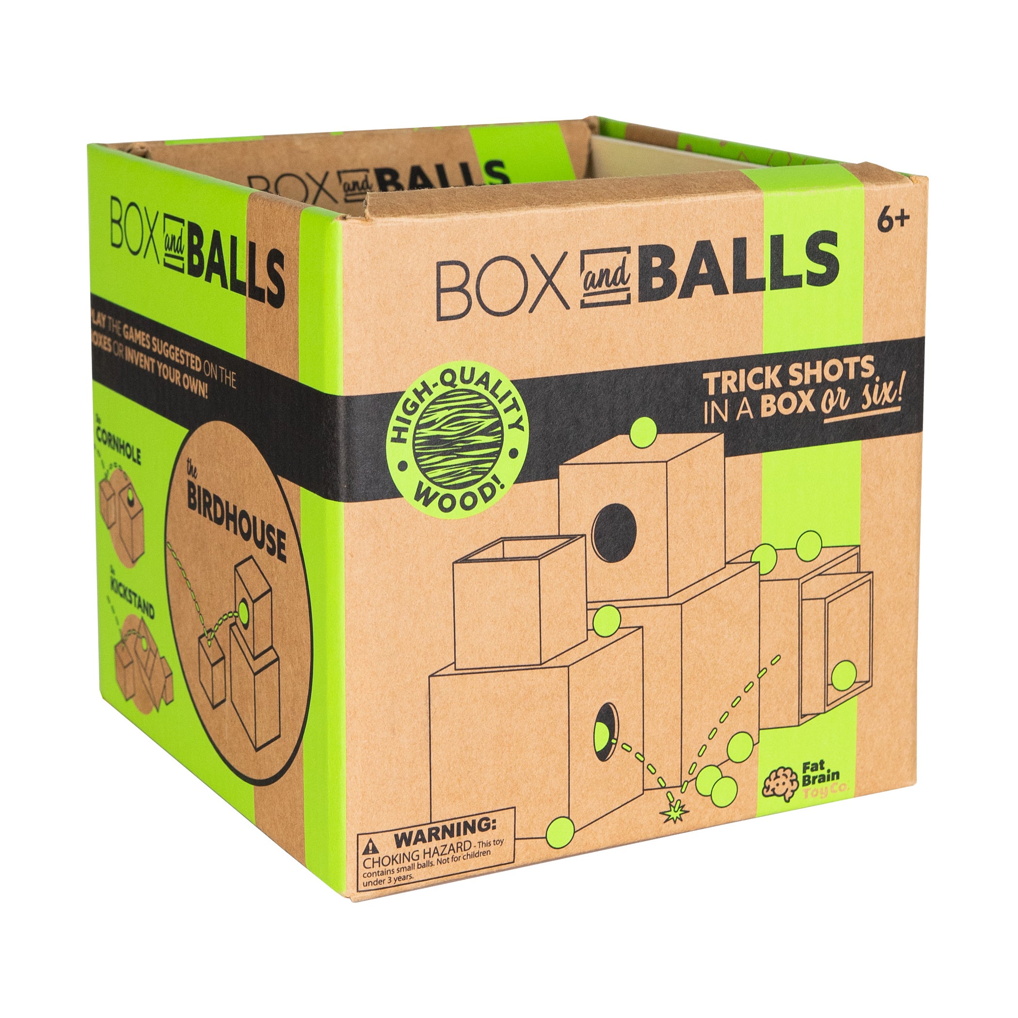 Box and Balls - Classic Wooden Trick Shot Game - Image 2