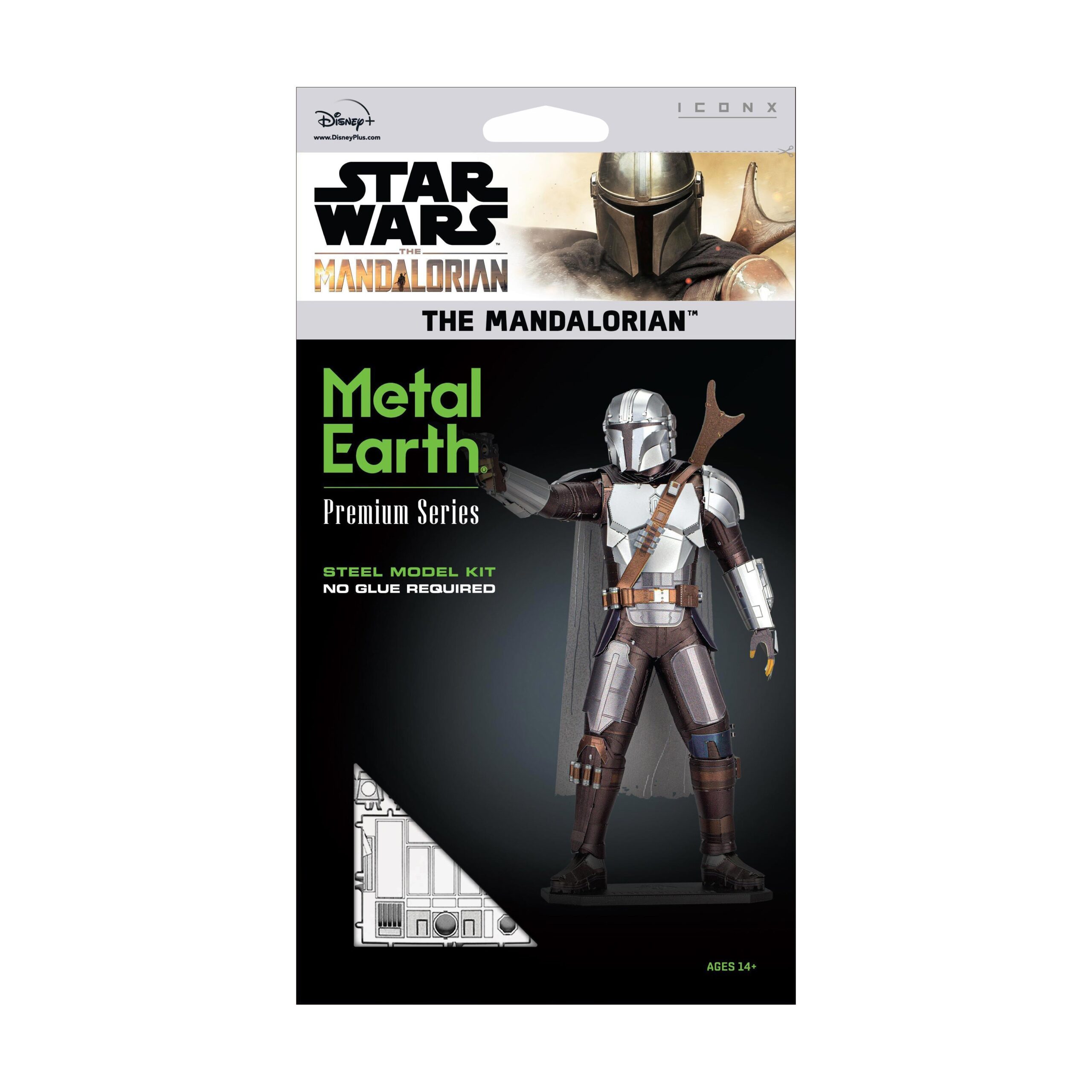 Metal Earth ICONX Premium 3D Model Kit - Star Wars The Mandalorian 7.4 inch - Image 2