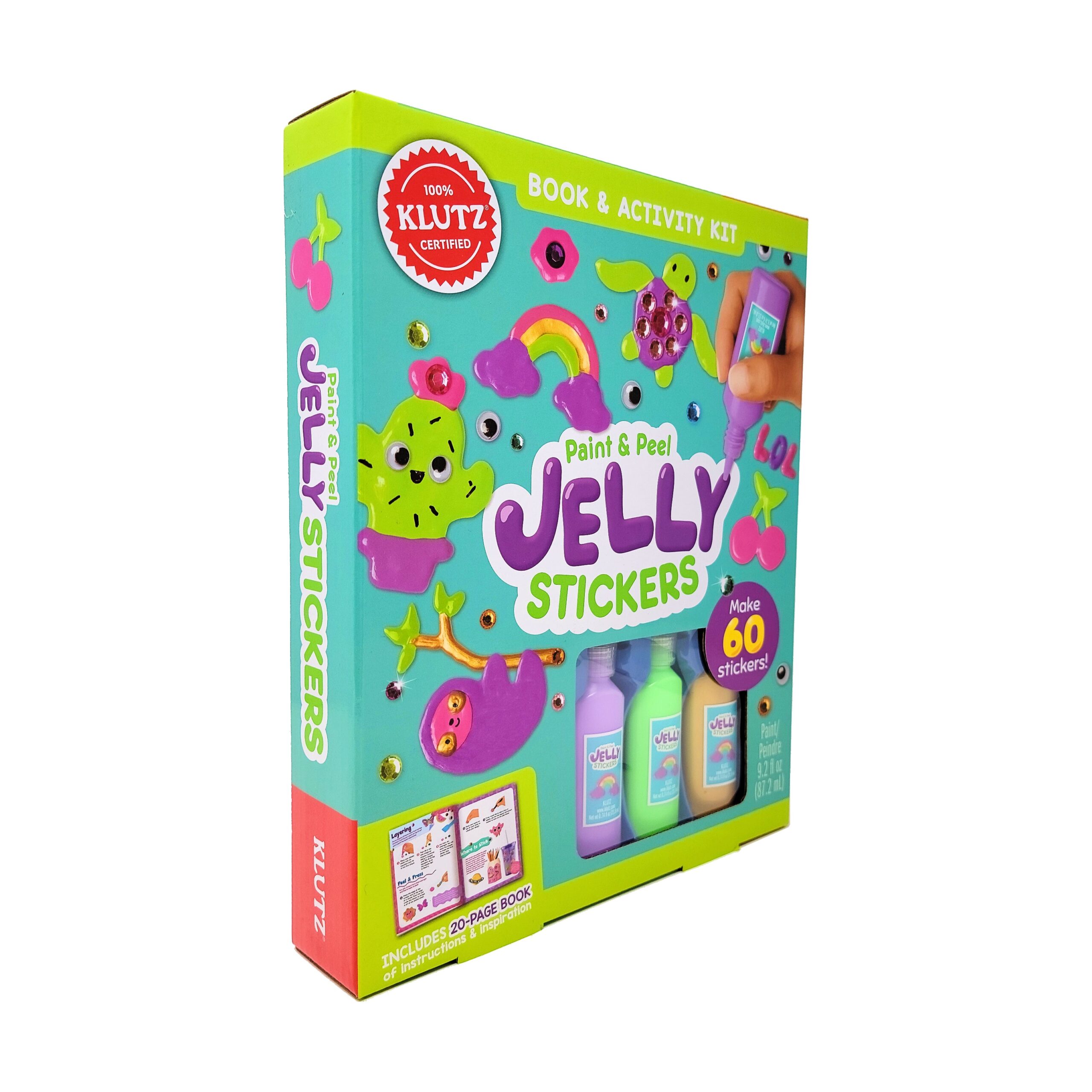 Creative Kids Paint & Peel Jelly Stickers DIY Art Kit - Image 2