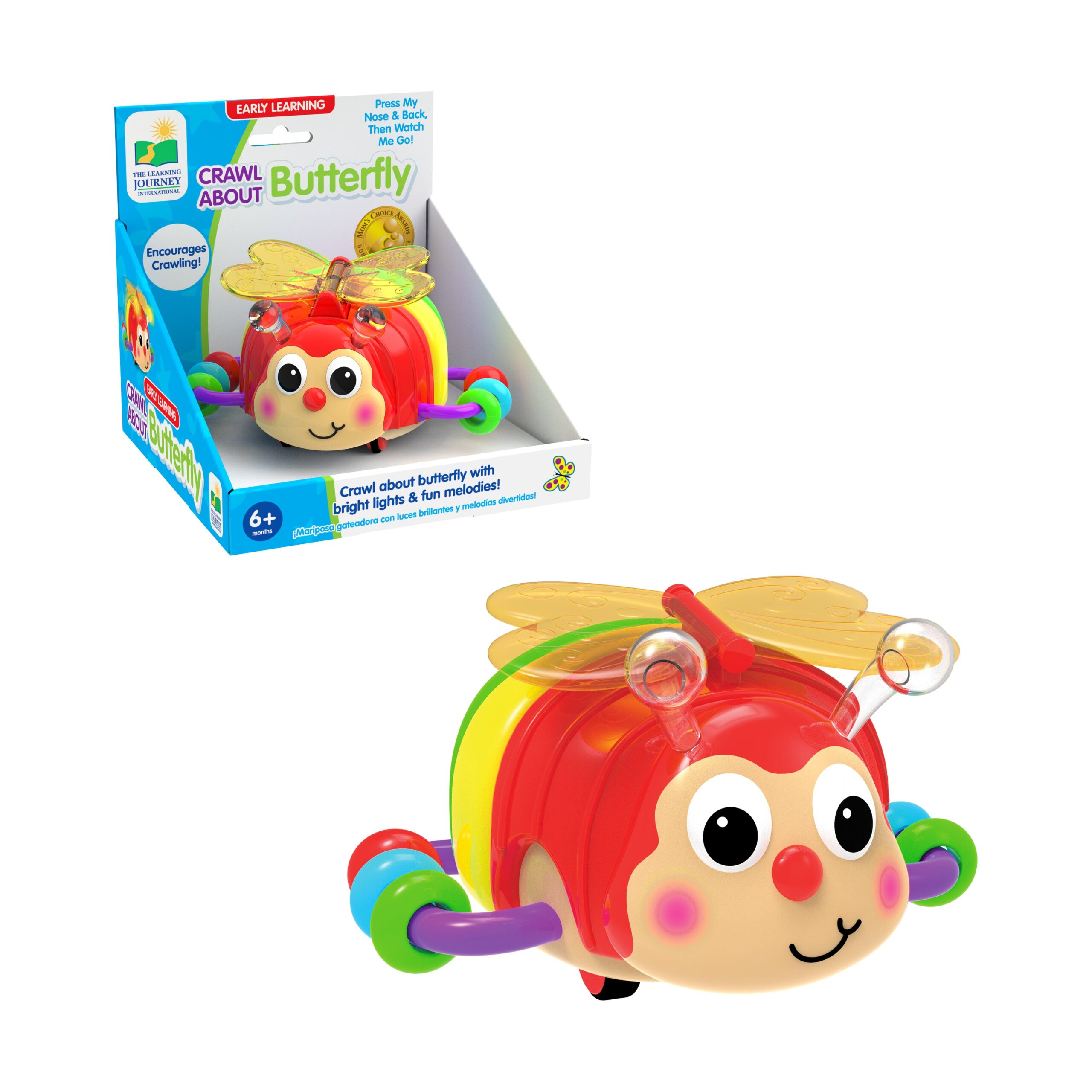 Early Learning Crawl-About Butterfly ?C Interactive Infant Toy - Image 3