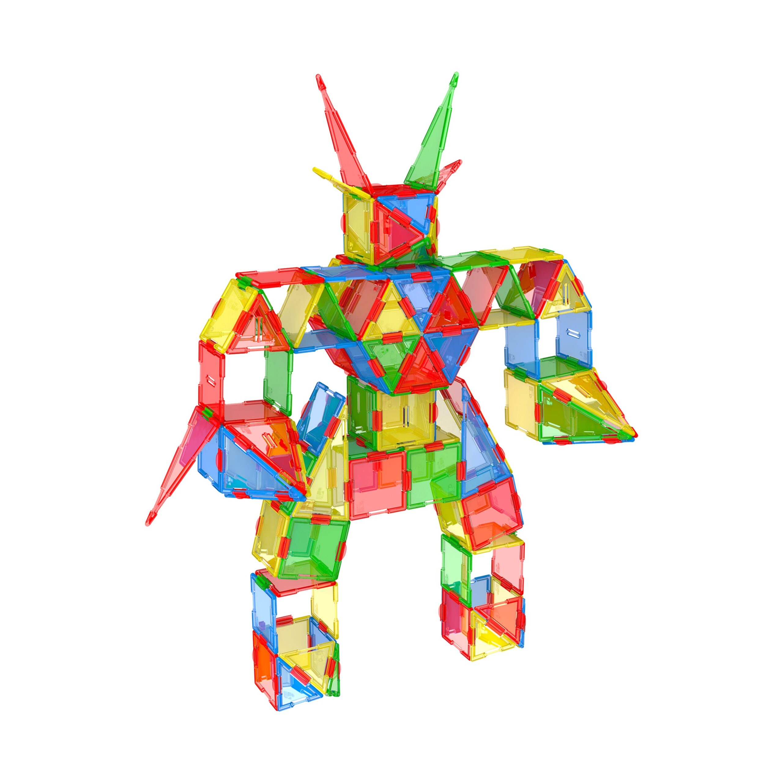 Techno Tiles Super Building Set - Primary Colors 400+ Pieces - Image 2