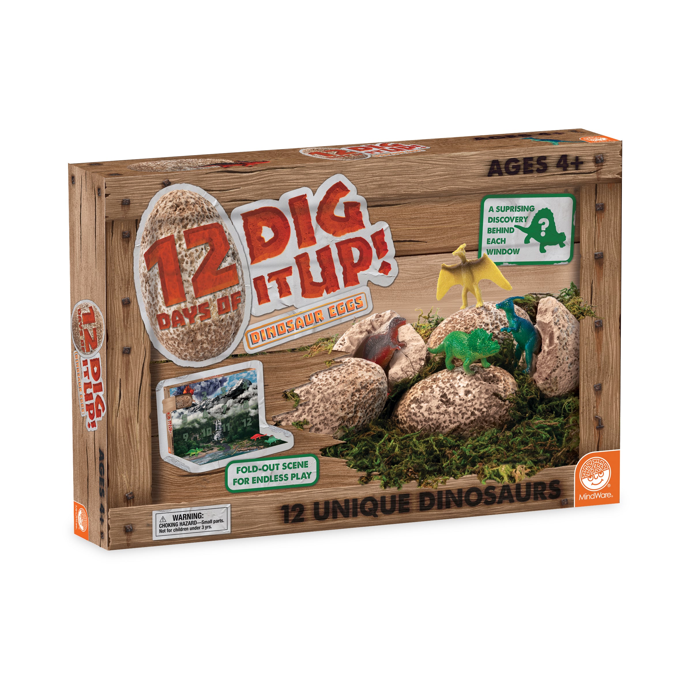 Dig It Up! Dinosaur Discovery Countdown Kit ?C 12 Exciting Dino Eggs