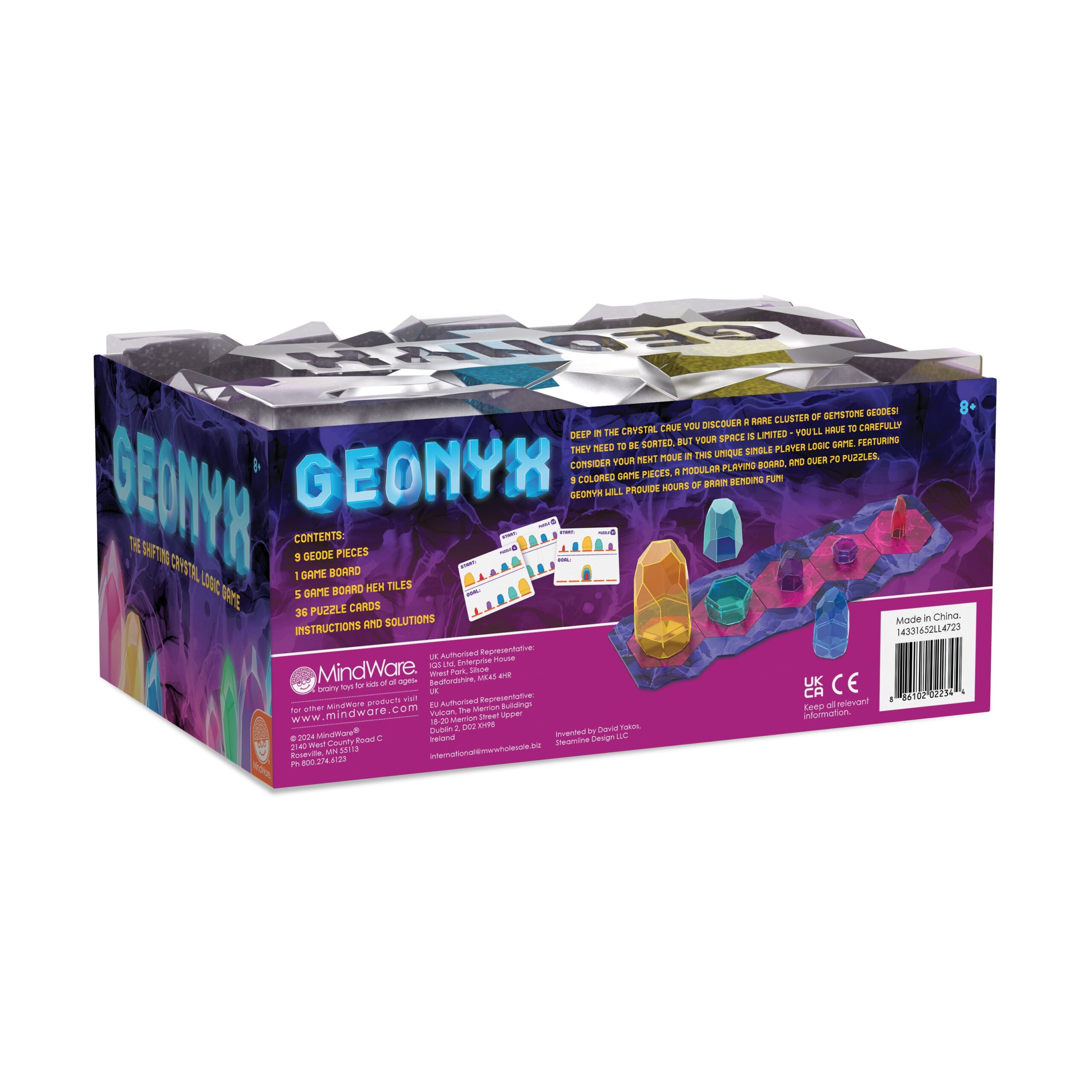 Geonyx Shifting Crystal Solo Logic Puzzle Game - Image 2
