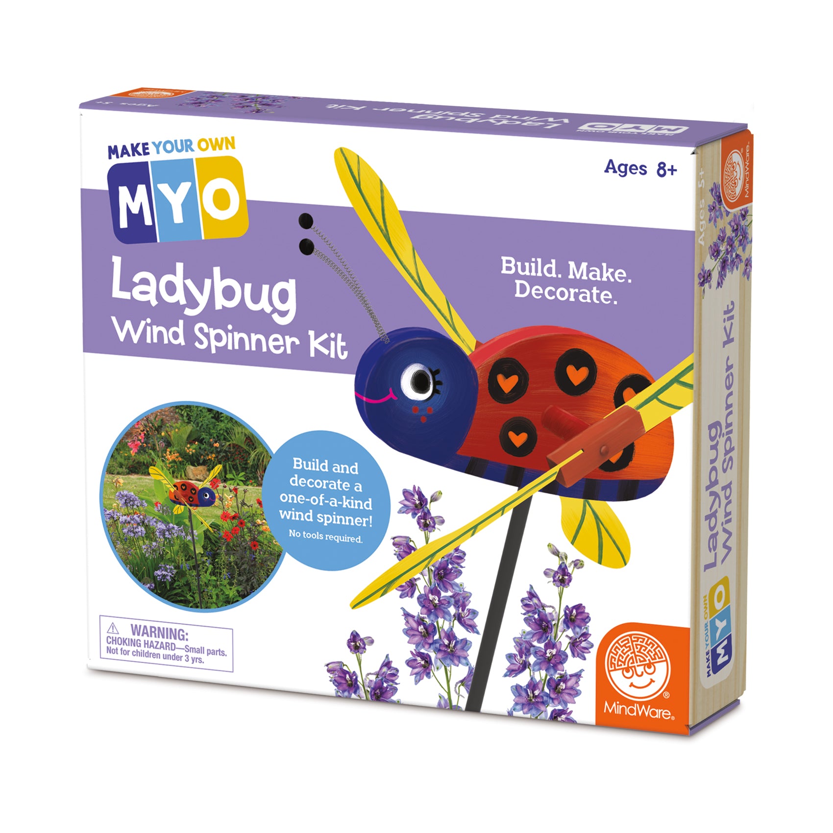 DIY Ladybug Wind Spinner Craft Kit - Create & Paint Your Garden Ornament - Image 2