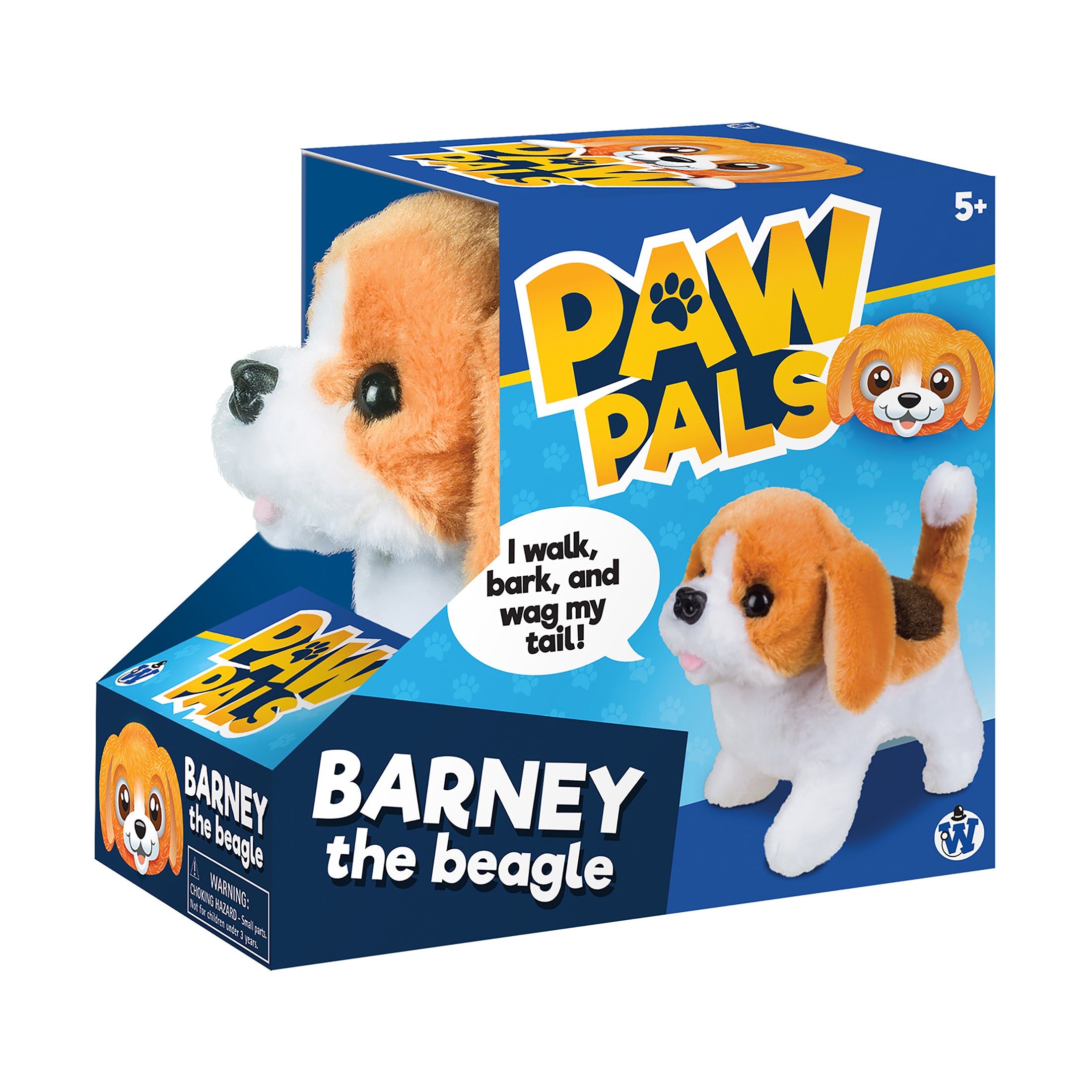 Westminster Paw Pals 6 inch Interactive Barney the Beagle - Image 2