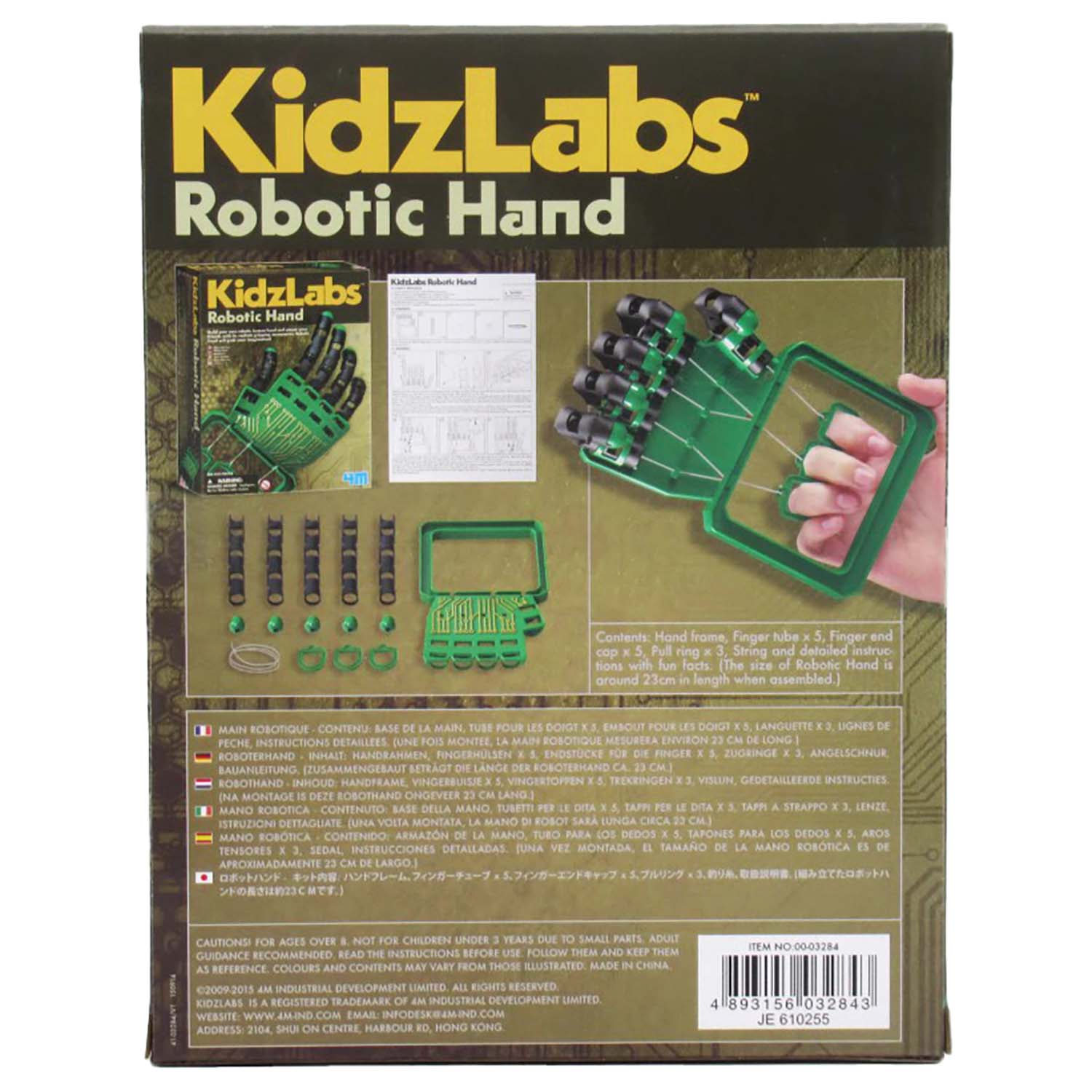 KidzLabs Mechanical Science Robotic Hand Kit - Image 2