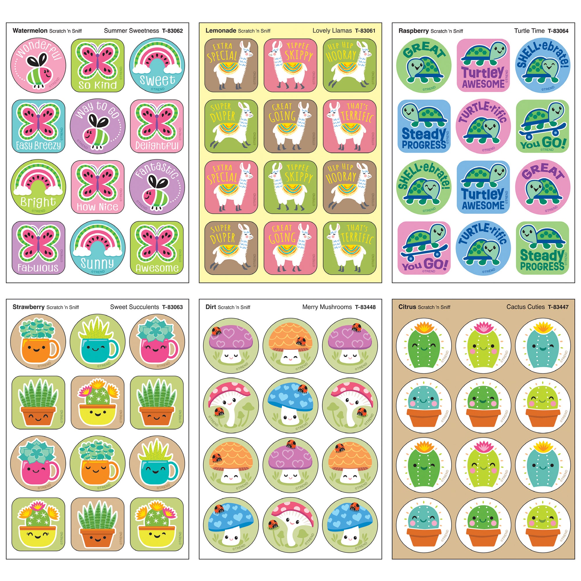 TREND Scratch 'N Sniff Natural Pals - 288ct Scented Stickers, Multi-Design Reward Kit - Image 3