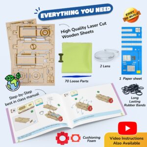 Smartivity Pirate's Telescope DIY Science Kit - Collapsible Pocket Model