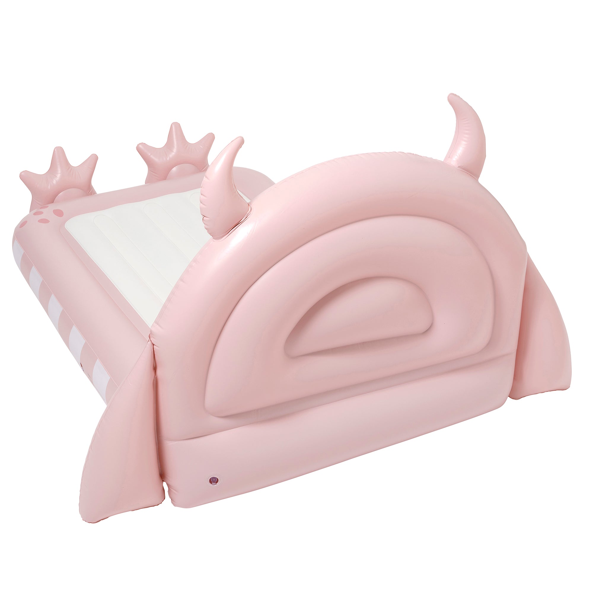 Sunnylife Monster Pink Kids Inflatable Sleepover Bed with Character Headboard - Image 3